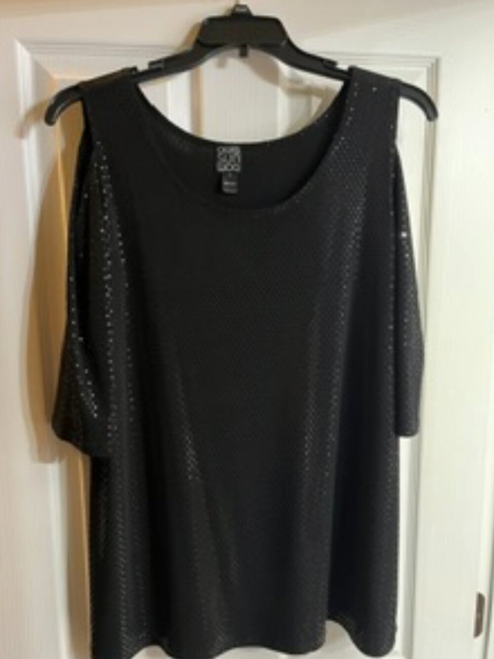 Clara Sun Woo Black Sparkle Tunic